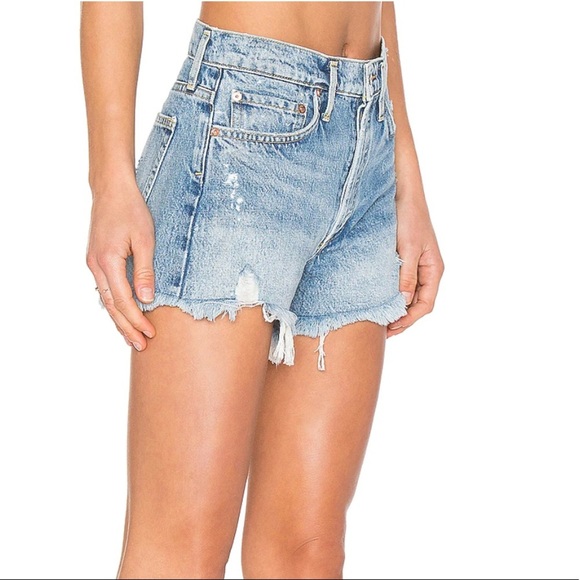 NWT AGOLDE Parker Vintage Cut Off Shorts Size 30 - Picture 3 of 17